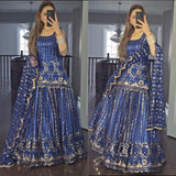 Heavy Faux Georgette Top Lehenga