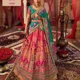 Premium Wedding Silk Jacquard Lahenga