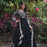 Blooming Viscose Anarkali Gown Collection