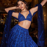 RoyalBlue Brid Lehenga Choli Collection