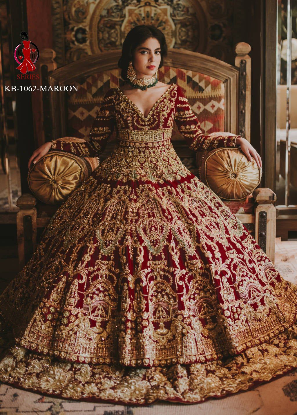 KB SERIES PRESENT BRIDAL ANARKALI LEHENGA