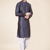 New Designs in Pintex Work Jequard Kurta Pajama