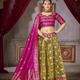 Vibrant Traditional Silk Lehenga Choli