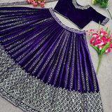 Wedding  Blue Lehenga Choli