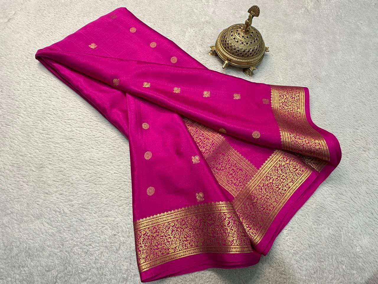 Beautiful Silk Maysore Silk Saree
