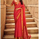 Heavy Handloom Weaving Silk Saree