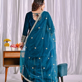 Trendy Partylook Embroidered Suit