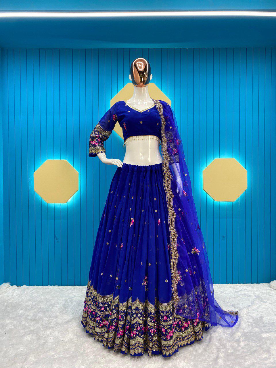 Trending Faux Georgette Lehenga Choli