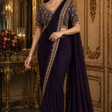 Aashvi Satin Silk Readymade Saree