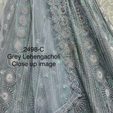 zircon and sequins embroidered partywear Lehengacholi