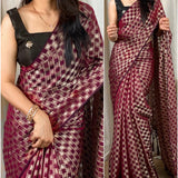 ZANY SILK JACQUARD SAREE