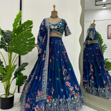 Heavy Boutique Flower Printed Lehenga