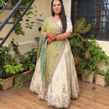 Festive Embroidered Thread Lehenga