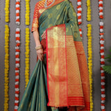 Lichi Silk Zari Woven Saree