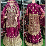 Classy Designer Net Indo Lehenga