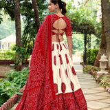 Traditional Bandhej Silk Lehenga