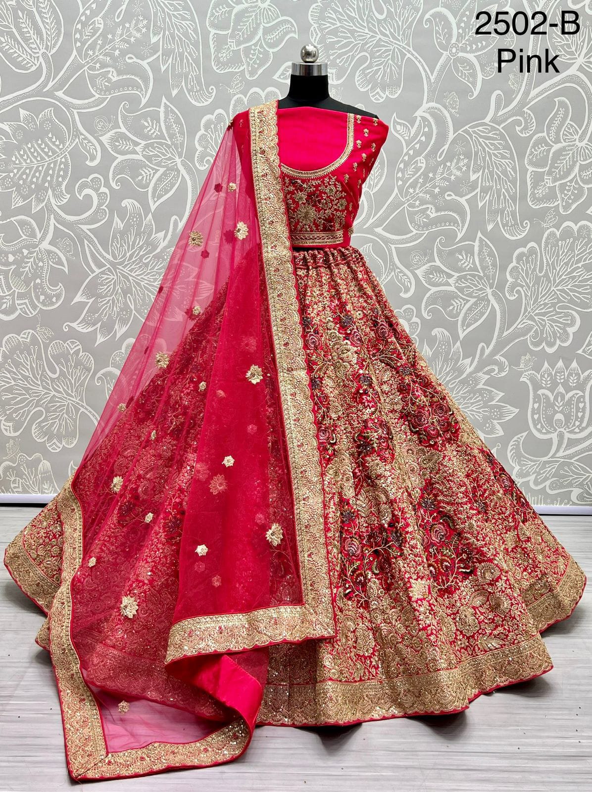 Silk Crafted designer Embroidered Lehengacholi