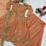 Premium Georgette Embroidered Top Lehenga