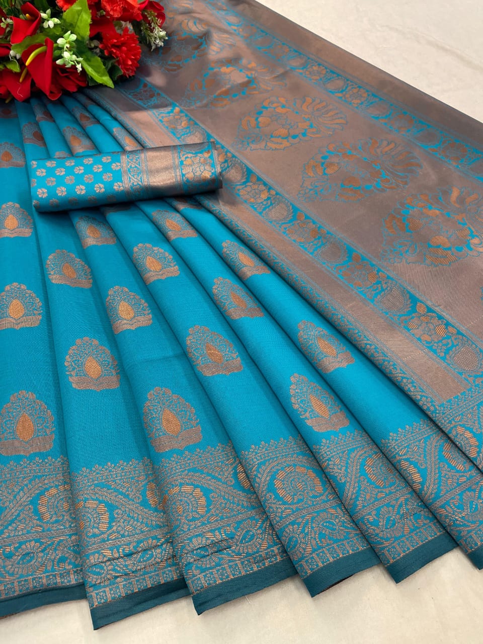 Festiv Lichi Silk Saree