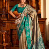 Soft Banarasi Paithani Silk Saree