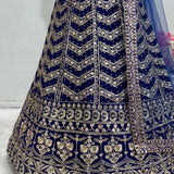 Bridal Georgette Embroidered Lehenga