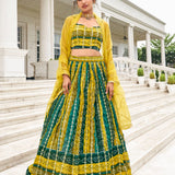 Beautifull Multy Color Silk Lehenga