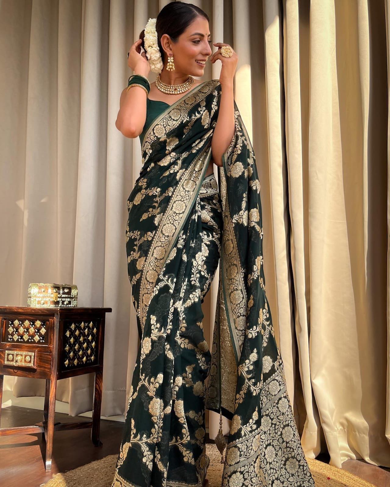 Pure Soft Khadi Silk Saree