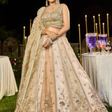 Premium Silk Bridal Embroidered Lehenga