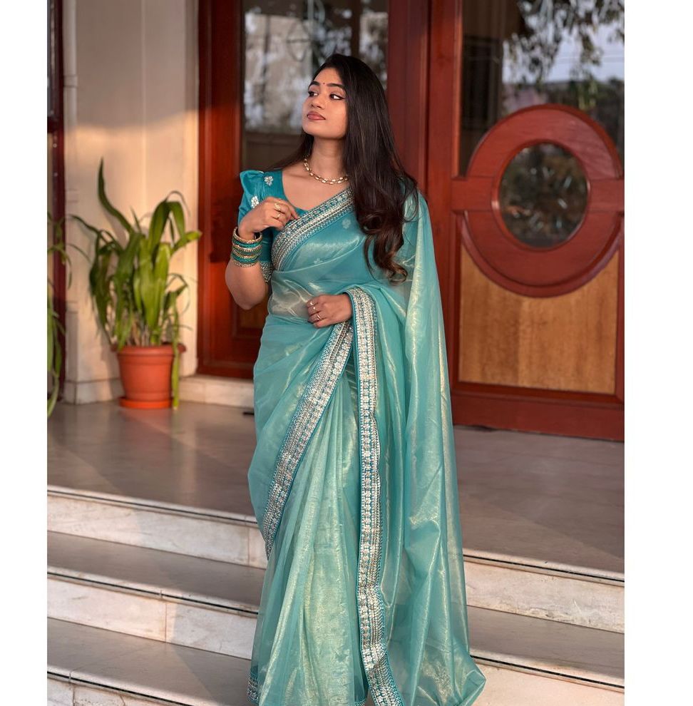 Pure Soft Tissue Silk Saree