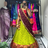 Treditional Kanjivaram Silk Lehenga