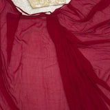 Sparkle Maroon Silk Ready To Wear Saree