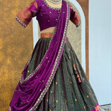 Exclusive Gadhwal Silk Lehenga Choli
