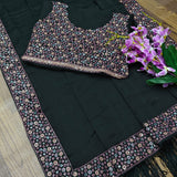 Black Rangoli Silk Saree Collection