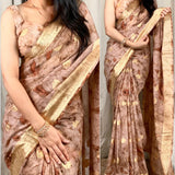 beautiful cotton jacquard saree