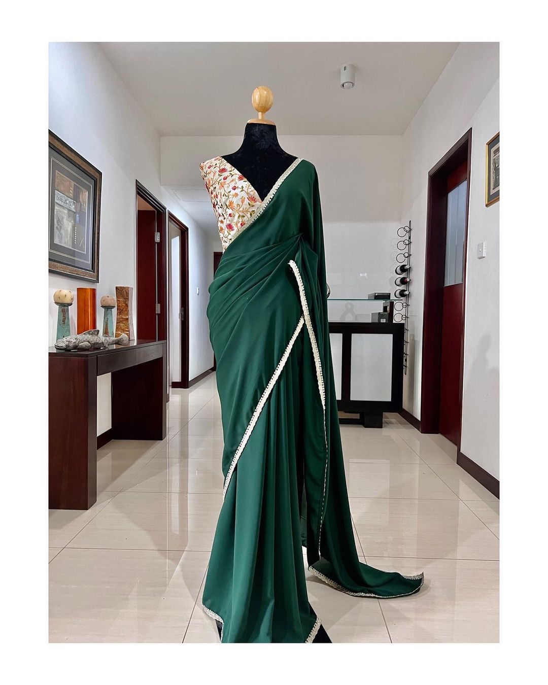 Beautifull Designer Mulberry Saree