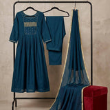 Shiddat Chanderi Anarkali Dress