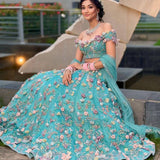 Grand Floral Embroidered Lehenga Choli