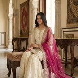 Classical Fandy Embroidered Top Sharara