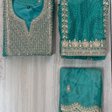 Bridesmade Soniya Chinon Top Plazzo