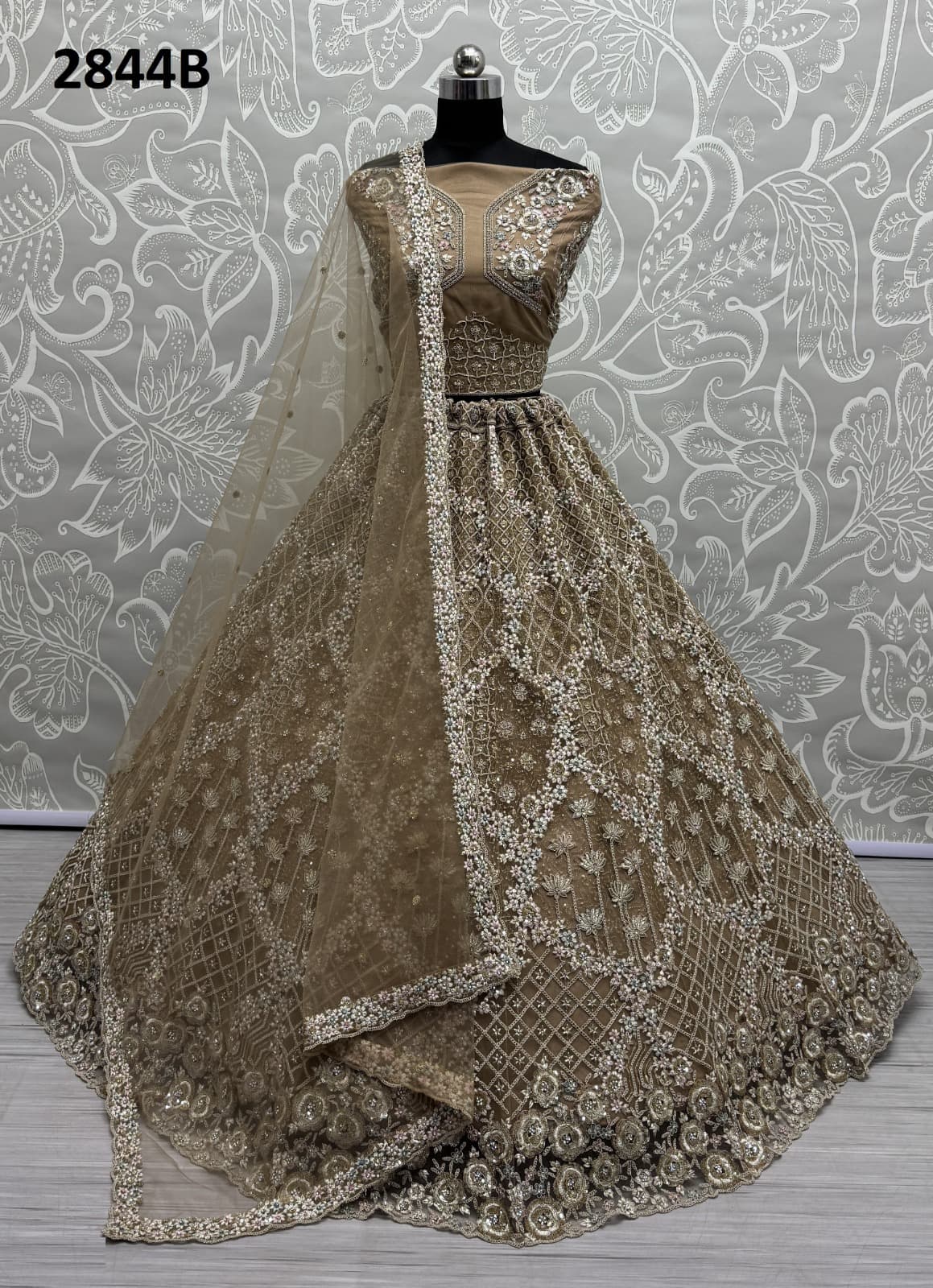 Classy Bridal Net Lehenga Choli