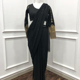 Presenting  New Foux Gorgette  Saree