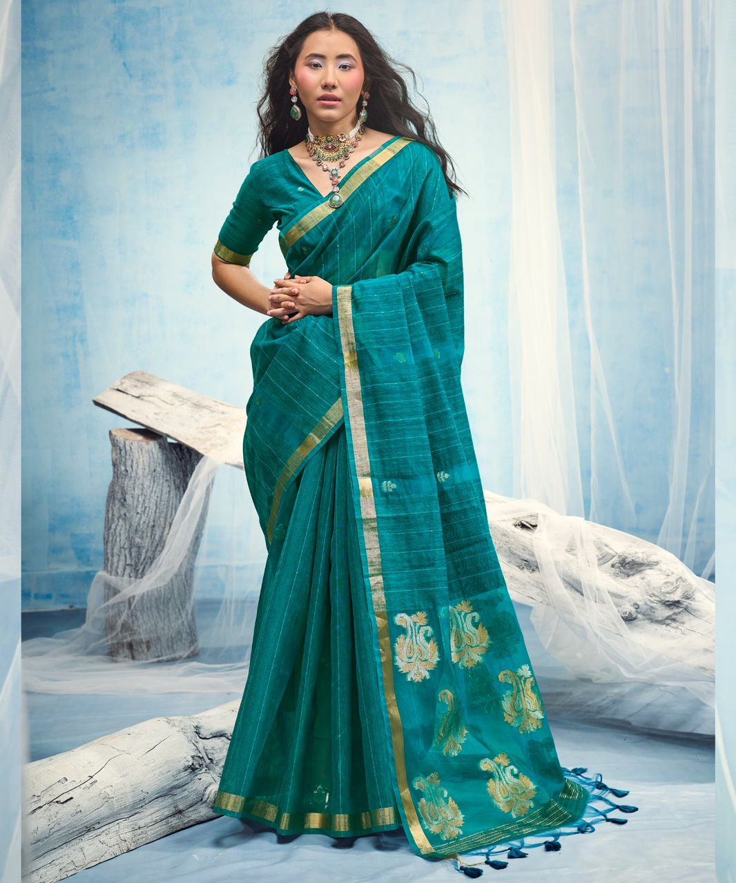 Seerat Pure Silk Hand loom Saree