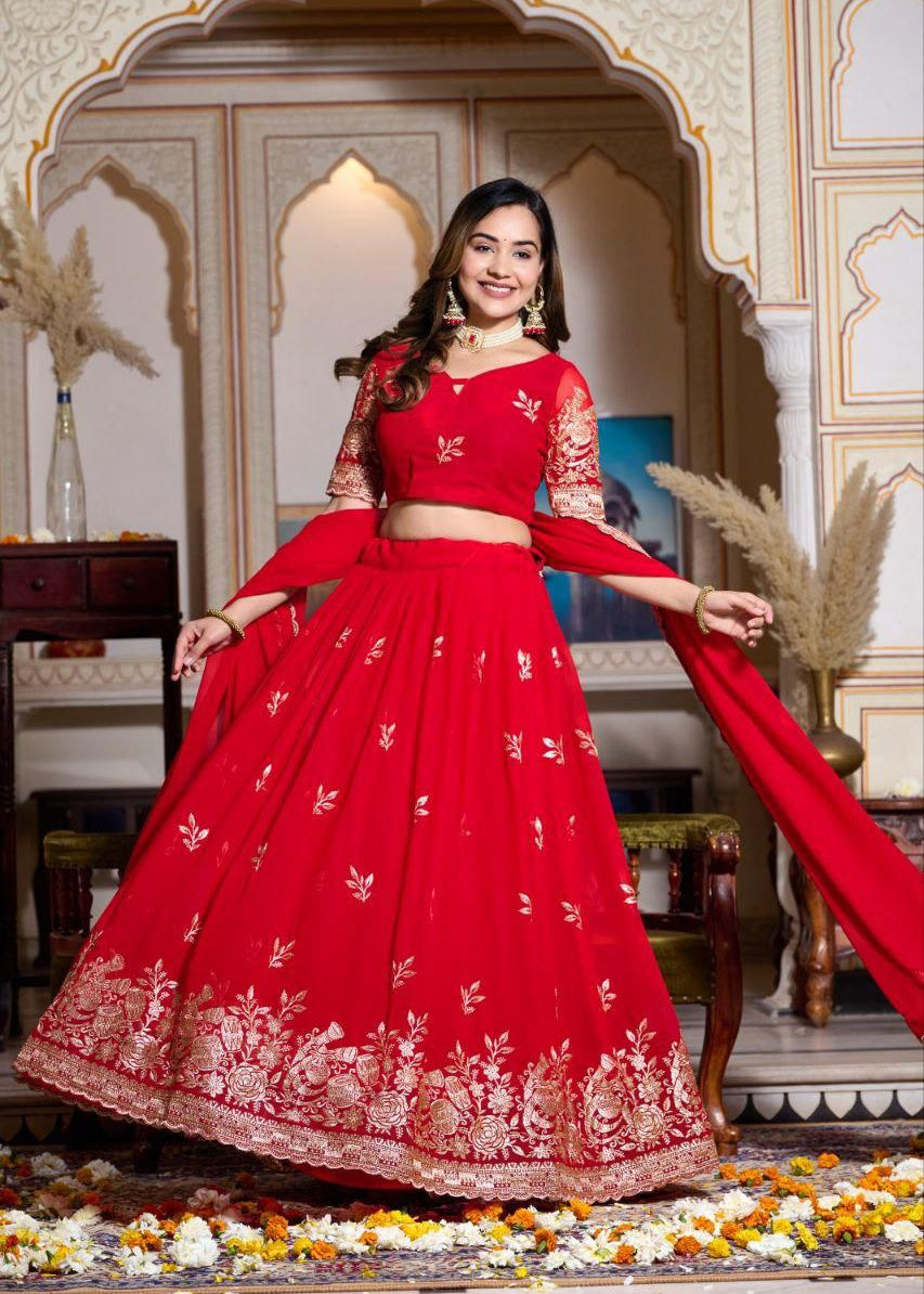 Heavy Georgette Lehenga Choli