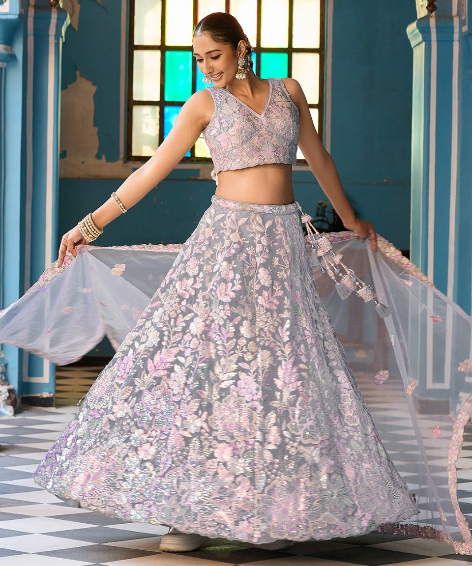 Glorious Wedding Embroidered Lehenga
