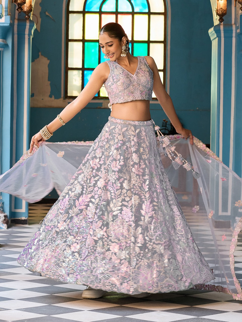Glorious Wedding Embroidered Lehenga