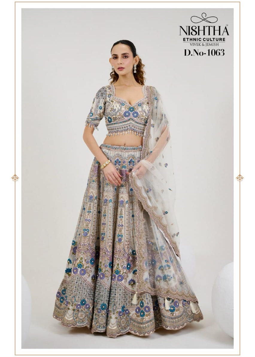 Elegance Bridal Embroidered Lehenga