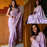 NEW SUPERHIT TRENDING EMBROIDERED SAREE