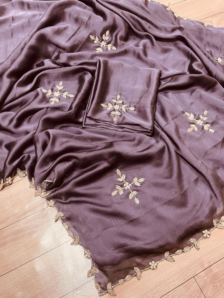 Rangoli silk Hand Work Saree