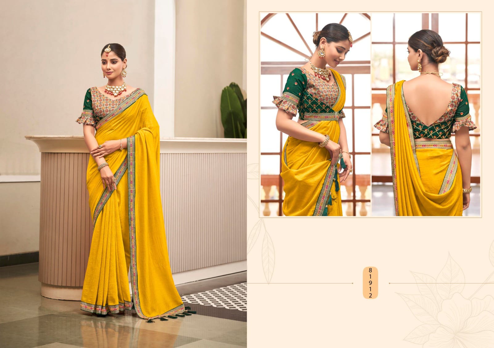 Festive Embroidered Saree Collection