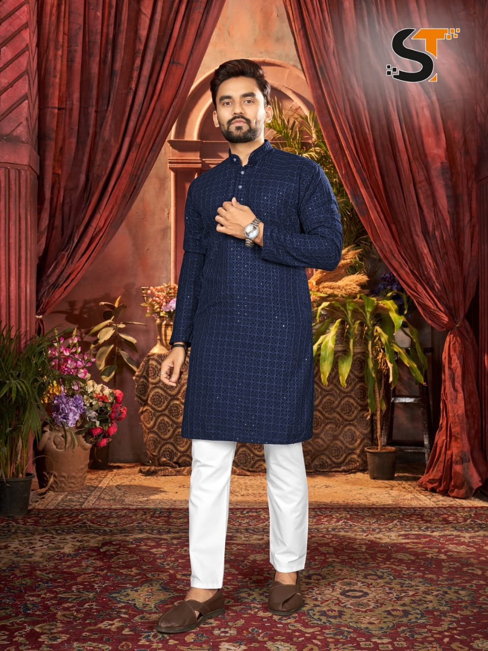 Heavy Sequence men Kurtas